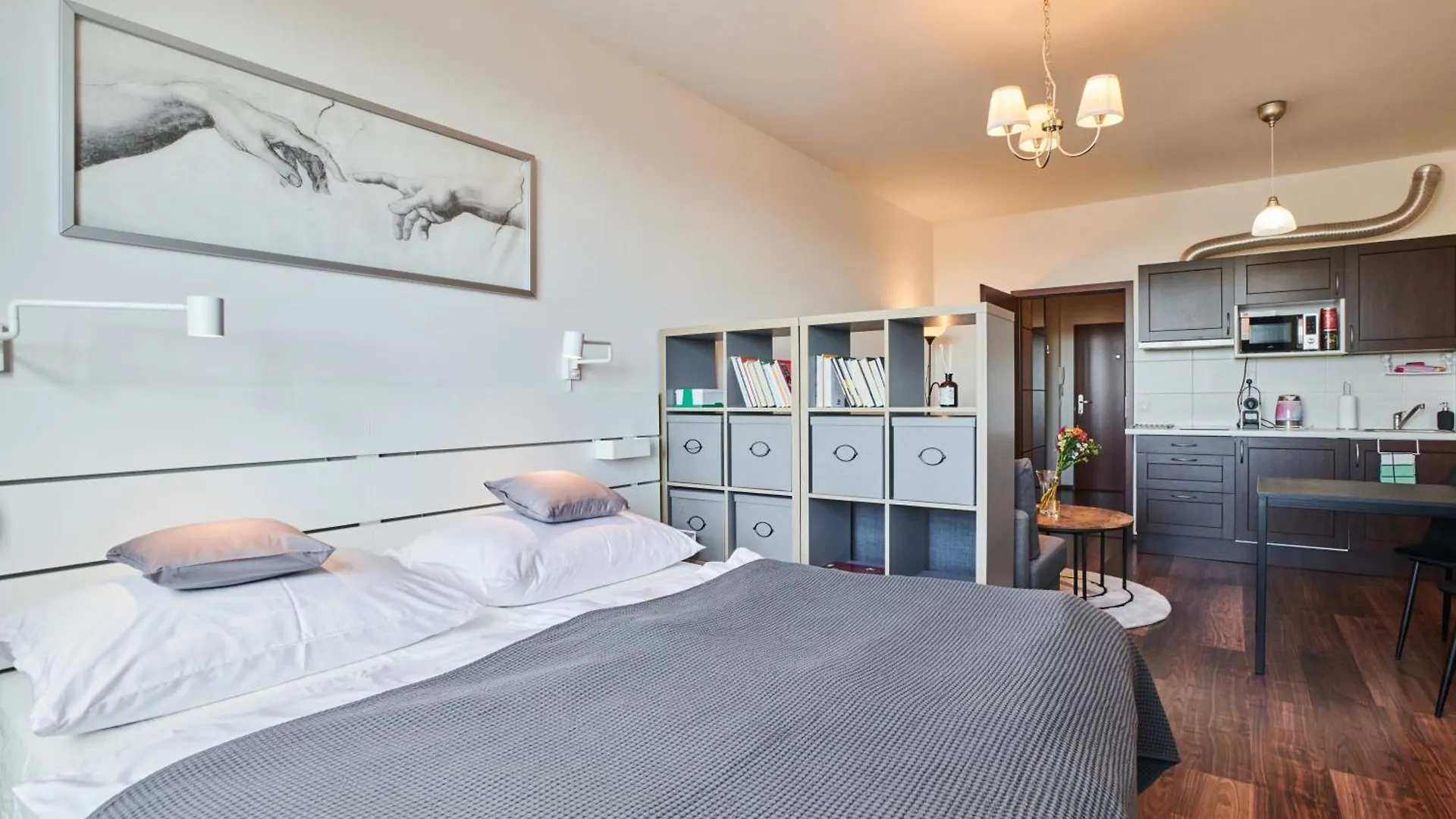 High-Sky O2 Arena Apartment With Garage Parking And Ac Praga República Checa